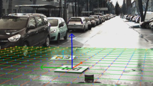 Cross-View Calibration Between In-Vehicle and Roadside Cameras